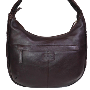 Nuevo Bolso Hobo de Cuero Genuino para Mujer, Gran Capacidad, Piel de Vacuno de Grano Completo, Logotipo Personalizado, Venta al Por Mayor - Product Image 1