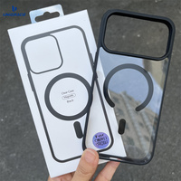 Coque magnétique transparente pour iPhone 17 Pro Max, coque transparente pour iPhone 16 Pro Max, coque transparente en gros pour iPhone 17