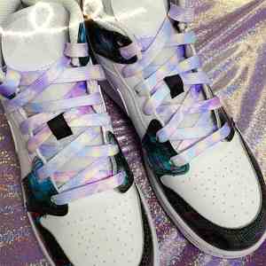 Cordones de Zapatos Tie Dye Personalizados y Cordones de Botas de Colores a Precio Económico, Proveedor y Fabricante de Cordones de Moda - Product Image 2
