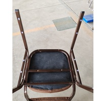 Chaises d'hôtel de banquet en forme de cercle en acier chaise de mariage et d'événement empilable avec le dessus en métal de fer pour les mariages et les hôtels