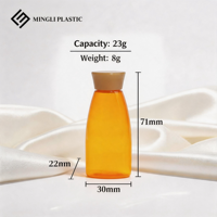 Flacon vide MINGLI PACK en gros pour lotion corporelle et essence, 10ml/12ml/23ml, pour soins de la peau