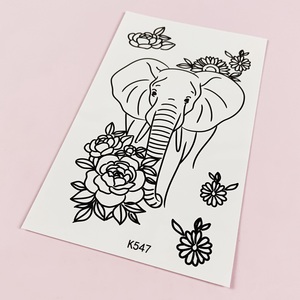 Usine OEM Autocollants de <span class=keywords><strong>Tatouage</strong></span> de Transfert Temporaire pour Animaux Peinture Colorée Coupe Fleurs Style Corps Bras <span class=keywords><strong>Faux</strong></span> <span class=keywords><strong>Tatouage</strong></span> Temporaire - Product Image 4