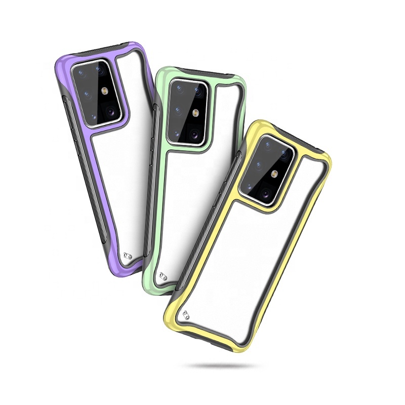 Saiboro Bas Moq 3 en 1 PC TPU 360 Degrés Couverture Complète Bonbons Couleurs pour Téléphone Intelligent samsung S11