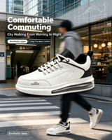 Chaussures de course décontractées pour hommes à lacets, de haute qualité, à motif uni, en maille respirante, légères et tendance