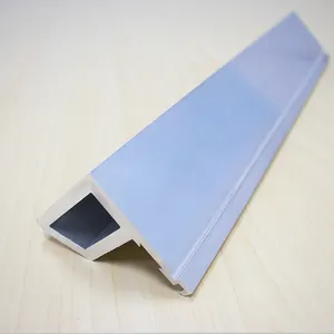 China Produktion Extrusion Aluminium Profil offene Form kundenspezifische Mahlwerk Oberfläche hohl speziell geformtes Aluminium Profil