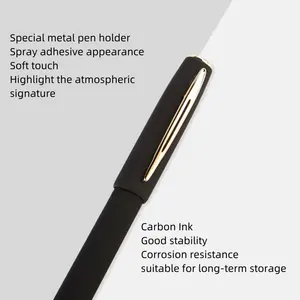 Veiao V-158 1.0MM Jumbo recharge noir couleurs signature stylos avec papeterie de haute qualité stylos gel pour le bureau et l'école S
