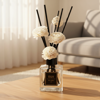 Ensemble diffuseur de parfum de luxe avec coffret cadeau, diffuseur de parfum personnalisé pour hôtel et maison avec fleurs séchées pour la vente en gros