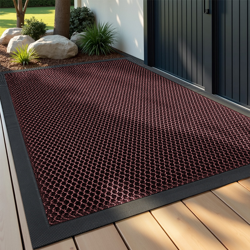 Paillasson Elastic King - Rouge minimaliste