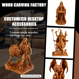 Tùy chỉnh CNC phay dịch vụ gỗ đồng khắc trang trí thủ công đánh bóng kết thúc thép không gỉ khoan chuốt sồi - Product Image 4