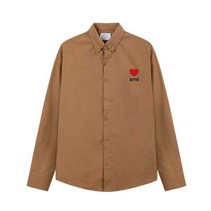 Polo brodé pour <span class=keywords><strong>homme</strong></span> 100 % coton à manches longues, style professionnel respirant avec service OEM, motif cœur Ami, populaire à <span class=keywords><strong>Paris</strong></span> - Product Image 5