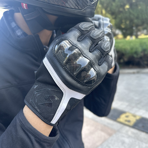 STOCK GW027 Blouson de <span class=keywords><strong>moto</strong></span> en <span class=keywords><strong>cuir</strong></span> véritable de chèvre pour la course estivale, certifié CE, et <span class=keywords><strong>gants</strong></span> de <span class=keywords><strong>moto</strong></span> OEM du fabricant - Product Image 3