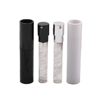Flacon de parfum de voyage en verre rechargeable avec atomiseur en plastique ABS pour hommes et femmes
