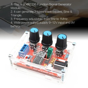 Module générateur de signaux XR2206 1Hz 1MHz, ondes carrées, sinusoïdales et triangulaires, kit DIY avec boîtier - Product Image 1