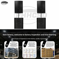Système de sonorisation professionnel pour scène extérieure, ensemble complet avec enceintes line array haute puissance modèle F15F18, fréquence 50Hz-18kHz