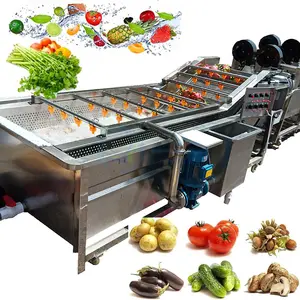 Gemüse waschmaschinen linie/Gemüse waschmaschinen düsen/Waschmaschine für Gemüse
