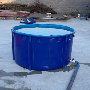 Estanque <span class=keywords><strong>de</strong></span> peces <span class=keywords><strong>de</strong></span> lona al por mayor redondo <span class=keywords><strong>de</strong></span> PVC al aire libre fuego apoyo piscina móvil Camarón granja tanque <span class=keywords><strong>de</strong></span> <span class=keywords><strong>agua</strong></span> redondo personalizado lienzo estanque <span class=keywords><strong>de</strong></span> peces - Product Image 2