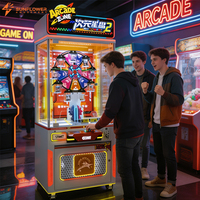 Machine de jeu d'arcade de tir à la roue rotative à jetons, distributeur de cadeaux, équipement de tir pour salle de jeux