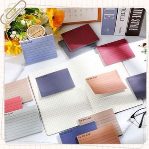 <b>Sticky</b> <b>Note</b> High Viscosity Colorful Portable Notepad Daily Plan for Students Enterprise Customized LOGO Wholesale - Product Image 4