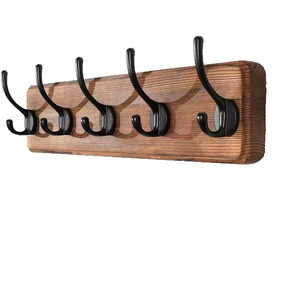Appendiabiti da Parete Salvaspazio in Legno Resistente per Vestiti, Borse e Snowboard - Product Image 5
