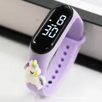 Montres numériques créatives pour enfants, garçons et filles, les plus vendues, montres électroniques à lumière blanche LED de dessin animé pour l'école primaire