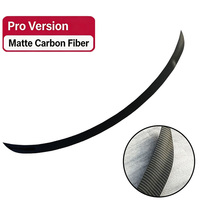 Aileron de coffre arrière universel en fibre de carbone de haute qualité, style bec de canard, noir brillant, pour berline Model Y 2025+, vente en gros
