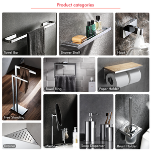 <strong>Vintage</strong> Square Design Wall-Mounted Hotel <strong>Toilet</strong> Paper <strong>Roll</strong> <strong>Holder</strong> with Cover Brass Chrome Finish Luxury Style Paper Towel <strong>Holder</strong> - Product Image 2