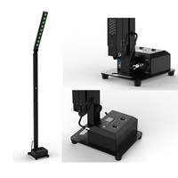 Lampe LED autoportante 9x10W rgbwa + uv 6 en 1, nouveauté, éclairage de scène DJ, mur lavage, perche, sans fil dmx