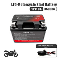 Démarrer l'alimentation 12v 3A LTO Batteries Pack Cellule au lithium rechargeable 2.3v 2.9A BMS intégré pour voiture moto 350CCA 1000CC