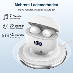 Huien Wireless Bluetooth Headphones in Ear Headphones Noise Cancelling Earbuds with <strong>4</strong> Microphone 4Hrs Playtime Earphones - Product Image 4