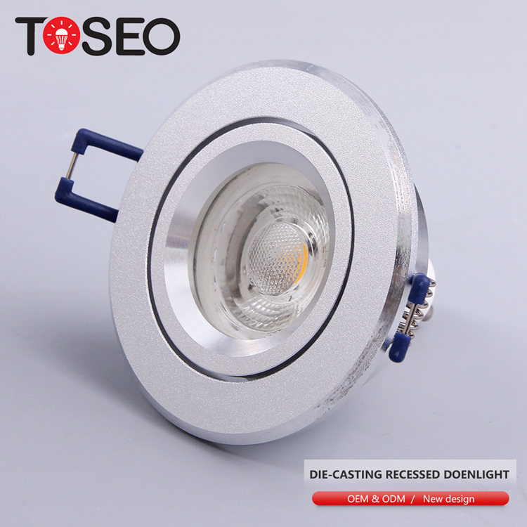 Showroom Aluminium Ceiling Downlight 79mm 3watt 5watt 6watt 7watt