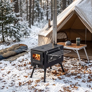 <span class=keywords><strong>Stufa</strong></span> Pieghevole Portatile per Campeggio e Picnic all'Aperto, con Finestra di Visualizzazione, per 3-5 Persone - Product Image 5