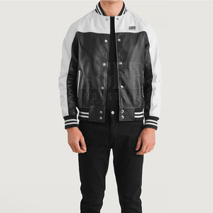 แจ็คเก็ตเลตเตอร์แมนคุณภาพเยี่ยมสำหรับผู้ชาย ดีไซน์คอตั้ง เป็นมิตรต่อสิ่งแวดล้อมและระบายอากาศได้ดี - Product Image 2