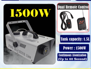 Machine à fumée/brouillard de 1500W avec télécommande pour DJ, scène et discothèque - Product Image 2