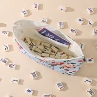 Tas Penyimpanan Mahjong Portabel Baru Tas Penyimpanan Tas Tangan Tas Penyimpanan Mahjong Tas Cuci Tas Bermotif Lintas Batas