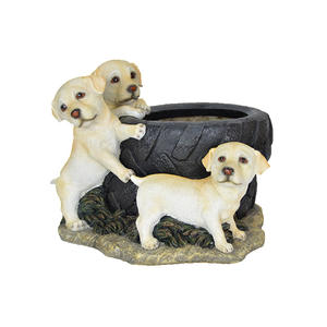 2024 vente chaude fournitures de <span class=keywords><strong>jardin</strong></span> de haute qualité en fibre de verre décoration extérieure style animal mignon Pot de fleur de <span class=keywords><strong>jardin</strong></span> - Product Image 4