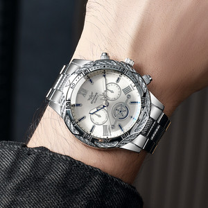 Nuovi <span class=keywords><strong>Orologi</strong></span> Sportivi da Uomo 2024, <span class=keywords><strong>Orologi</strong></span> al Quarzo alla Moda con Quadrante Grande per il Commercio Estero - Product Image 4