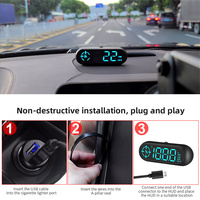 Lancol G9 Speedometer GPS Otomotif Baru, Layar HUD (Head-Up Display) Mobil dengan Alarm Kecepatan Berlebih dan Fungsi Konsumsi Bahan Bakar