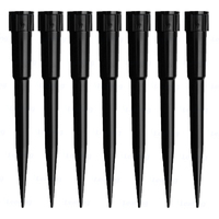 Échantillon gratuit Pipette Embouts de pipette noirs Embouts filtrants 0.2mL Pipette conductrice