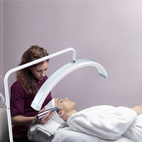 Lampe de sol LED 45W en forme de U, design arc, contrôle tactile, lumière à intensité variable pour salons de beauté, studios de tatouage, salons de manucure, tournage vidéo