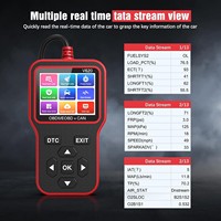 Herramienta de Diagnóstico Automotriz V620, Escáner Multifuncional para Autos, Lector de Códigos de Error del Motor, Compatible con Modo 6/8 ELM327 OBD 2, Pantalla LCD, 12V