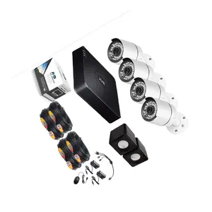 Ses kaydı 2020 yeni gözetim kamera sistemi 4ch ses DVR nvr kiti güvenlik kamera sistemi