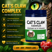 Poudre de suppléments pour chats Fabricant OEM Probiotiques Taurine Vitamine B12 Acide folique Formule personnalisée Marque privée