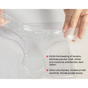 Masque vaginal hydratant en hydrogel en forme de T, aux extraits d'herbes et de collagène marin, pour soins personnels féminins et beauté, vente en gros - Product Image 6