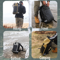 Sac à dos étanche durable et confortable pour les déplacements en kayak flottant