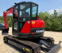 Excavatrice Yanmar Vio80 d'occasion de haute qualité du Japon, faible nombre d'heures, bonnes performances, vente en ligne à prix réduit, ORIGINAL CE