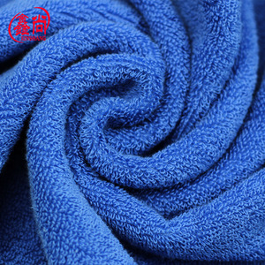 Serviette de sport 32x110 cm, séchage rapide, en coton, pour yoga, course à pied, marathon, blanche, rose, bleue, grise, violette - Product Image 2