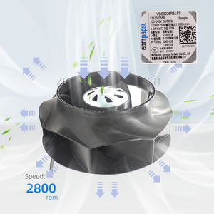 Ventilador centrífugo de refrigeración con inversor y rodamiento de bolas ebmpapst VBS0225RSLFS-8317082558 225*225*99mm 230V 170W 2800RPM 723m/h 1.3A - Product Image 3