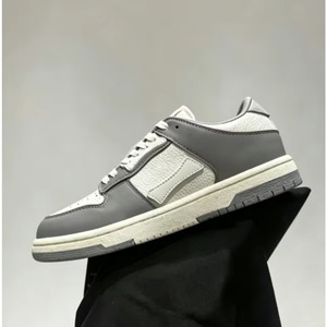 Chaussures de skate décontractées de luxe haut de gamme à lacets en cuir véritable légères multifonctionnelles basses pour hommes – Collection été - Product Image 4