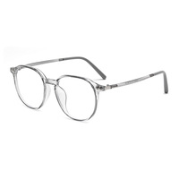 Lunettes anti-lumière bleue MS 9233 TR90 pour femmes, monture polie haute brillance, branches minimalistes, style intemporel et polyvalent, lunettes de mode.