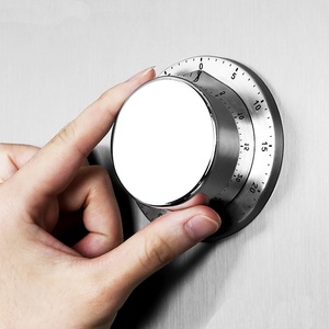 Magnetic Kitchen <b>Timer</b> Stainless Steel <b>Timer</b> Baking Reminder for Learning Time Management Mechanical Alarm Clock - Product Image 3